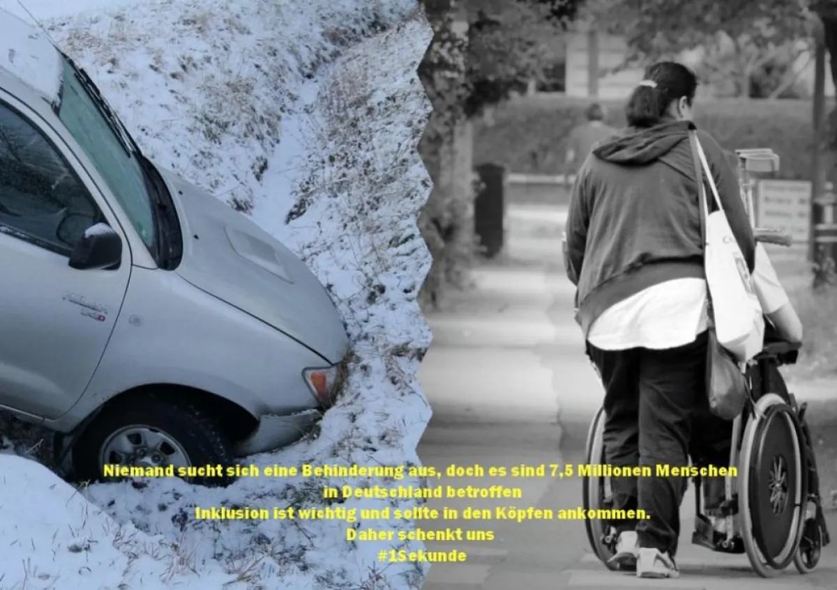 1 Sekunde kann das gesamte Leben verändern #1Sekunde