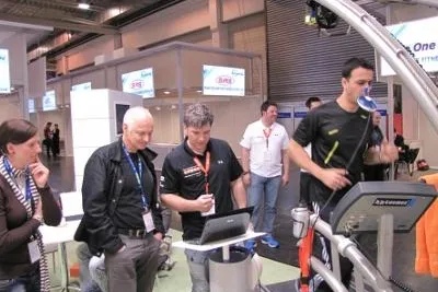 Der aeroscan überzeugt auf der FIBO 2010 im Praxistest Bild: Der aeroscan überzeugt auf der FIBO 2010 im Praxistest