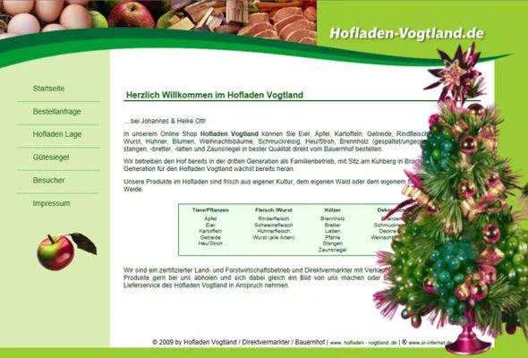 Bild: Weihnachtsbäume direkt vom Forstwirt