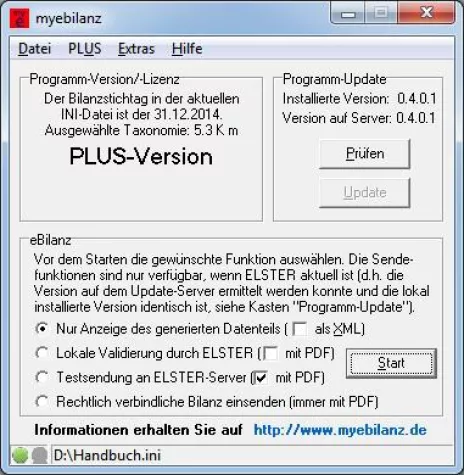 Bild: Deutschlands einzige eBilanz-Freeware jetzt noch leistungsfähiger