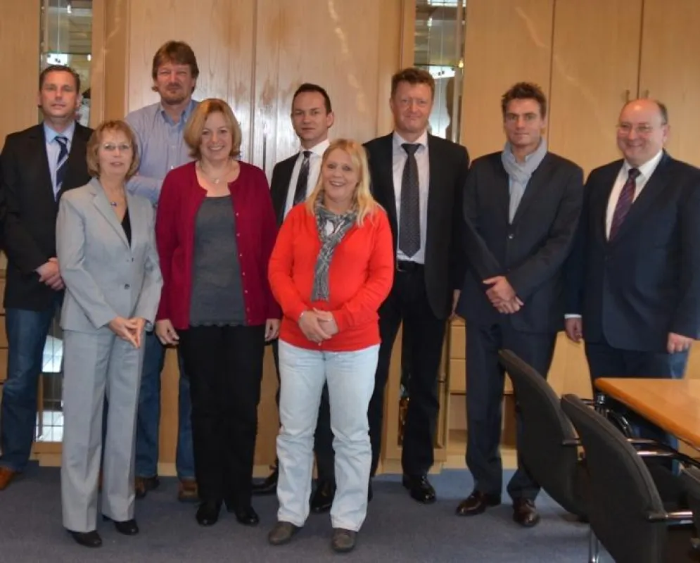 WinEV Projektteam: Mitarbeiter der Stadtwerke Norderney, der EG Wittmund und von iS Software