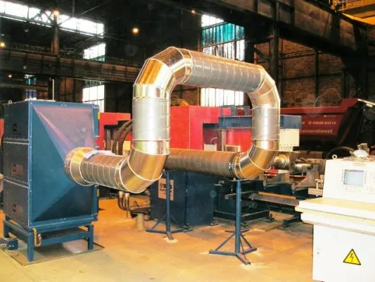 Bild: Absaugung von Ölrauch und Aquatensid an Härteanlagen