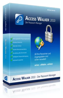 Bild: Access Walker 2010 – Sicherer und innovativer Passwort-Manager unter einer modernen Office-Oberfläche