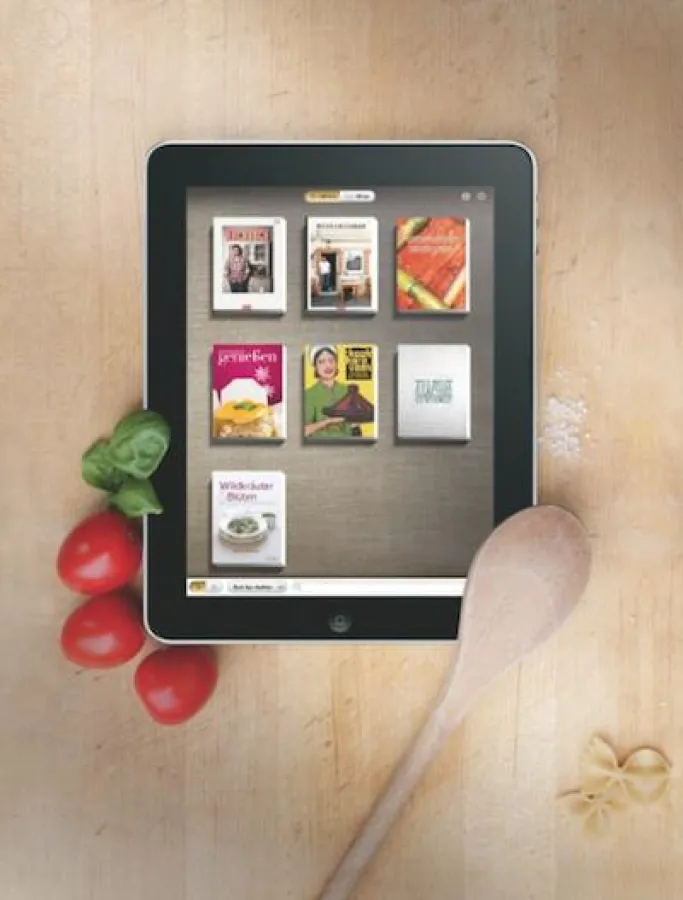 Kochbuch Bibliothek in der App Caramelized