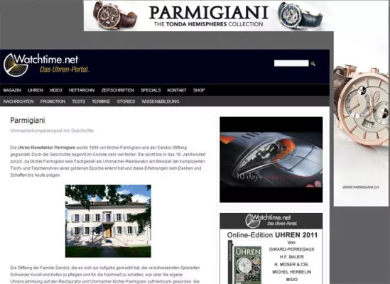 Bild: Watchtime.net: Hier erfahren Sie alles, was Sie schon immer über die Uhrenmanufaktur Parmigiani wissen wollten