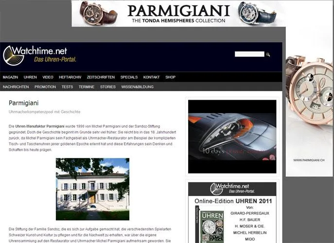 Bild: Watchtime.net: Hier erfahren Sie alles, was Sie schon immer über die Uhrenmanufaktur Parmigiani wissen wollten