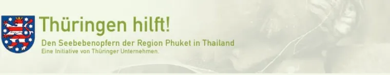 Thüringen hilft! eine Initiative von Thüringer Unternehmen Bild: Thüringen hilft! eine Initiative von Thüringer Unternehmen
