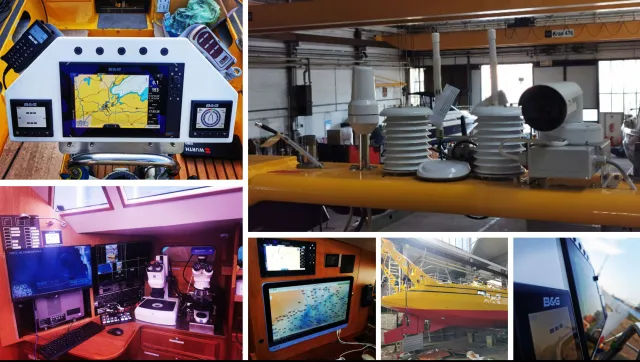 Bild: Neue Spitzentechnologie im Bereich derNachrichtentechnik für das FORSCHUNGS- UND MEDIENSCHIFF ALDEBARAN