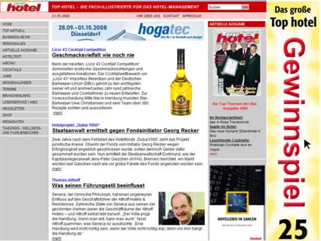 Bild: Top-News für Hotelmanager