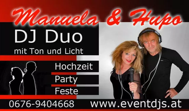 Bild: Jubiläumsjahr 2016 für DJ Duo Manuela & Hupo