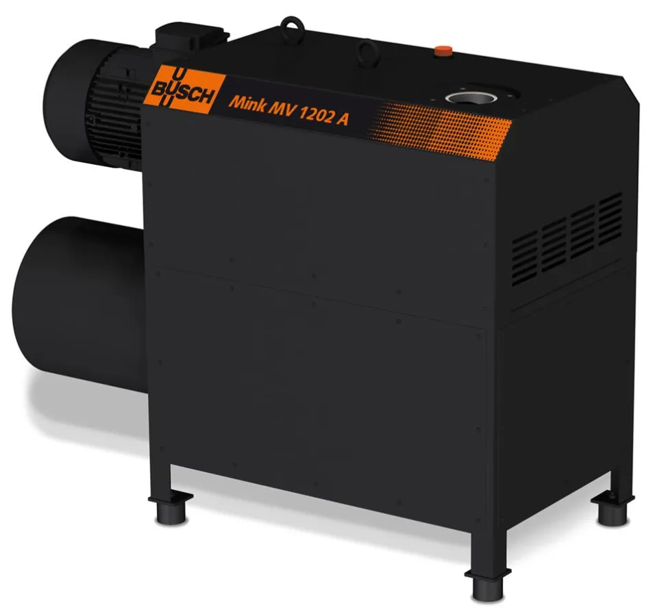 Mit der neuen Mink MV 1202 A Klauen-Vakuumpumpen werden an die 1000 Kubikmeter Saugvermögen erreicht