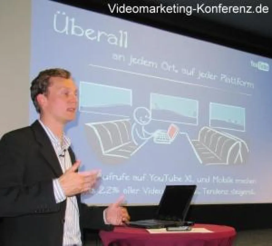 Dr. Vieregg von YouTube auf der 3. Videomarketing-Konferenz