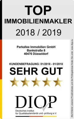Bild: Erster Immobilienmakler aus Düsseldorf als Top Immobilienmakler (DIQP) zertifiziert