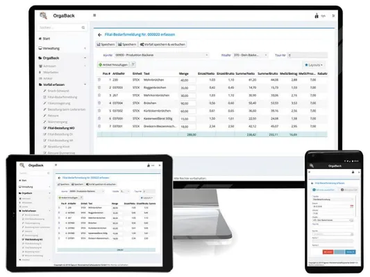 Bild: Bäckerei-Software im Browser: Vorstellung der neuen Web-Anwendung für OrgaBack auf der Internorga 2019
