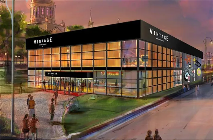 Bild: Internationale Musikshow „Vintage“ in mobiler Eventhalle Losberger Palas