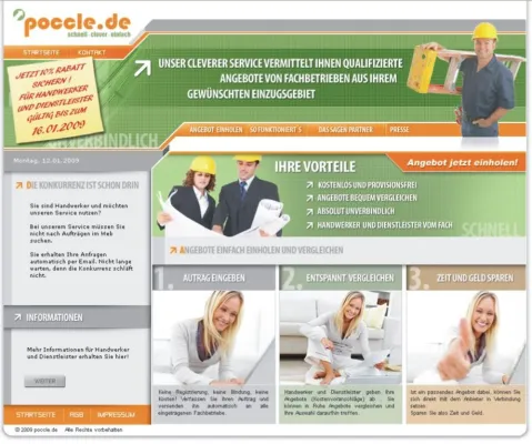 Bild: Neu - Poccle.de - Angebote einfach einholen und vergleichen