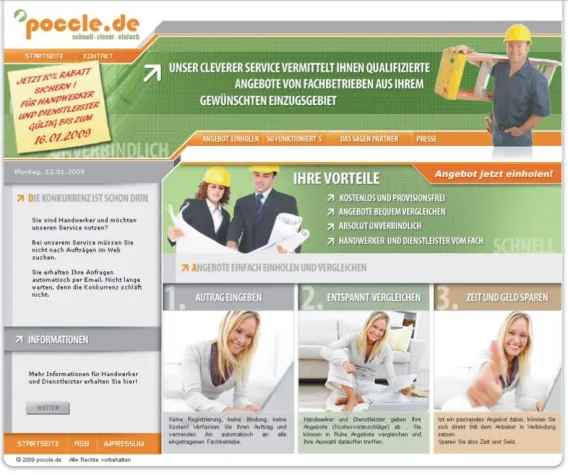 Bild: Neu - Poccle.de - Angebote einfach einholen und vergleichen