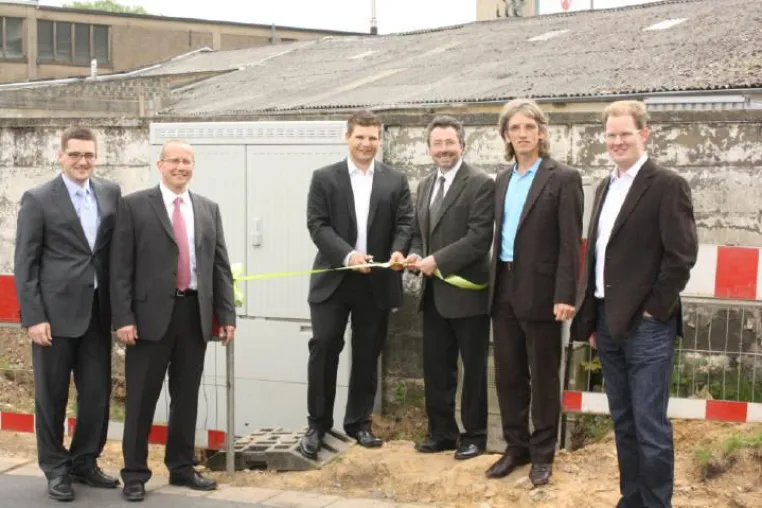 inexio KGaA versorgt Rehlinger Gewerbegebiet Dürrfeldslach erstmals mit DSL Bild: inexio KGaA versorgt Rehlinger Gewerbegebiet Dürrfeldslach erstmals mit DSL