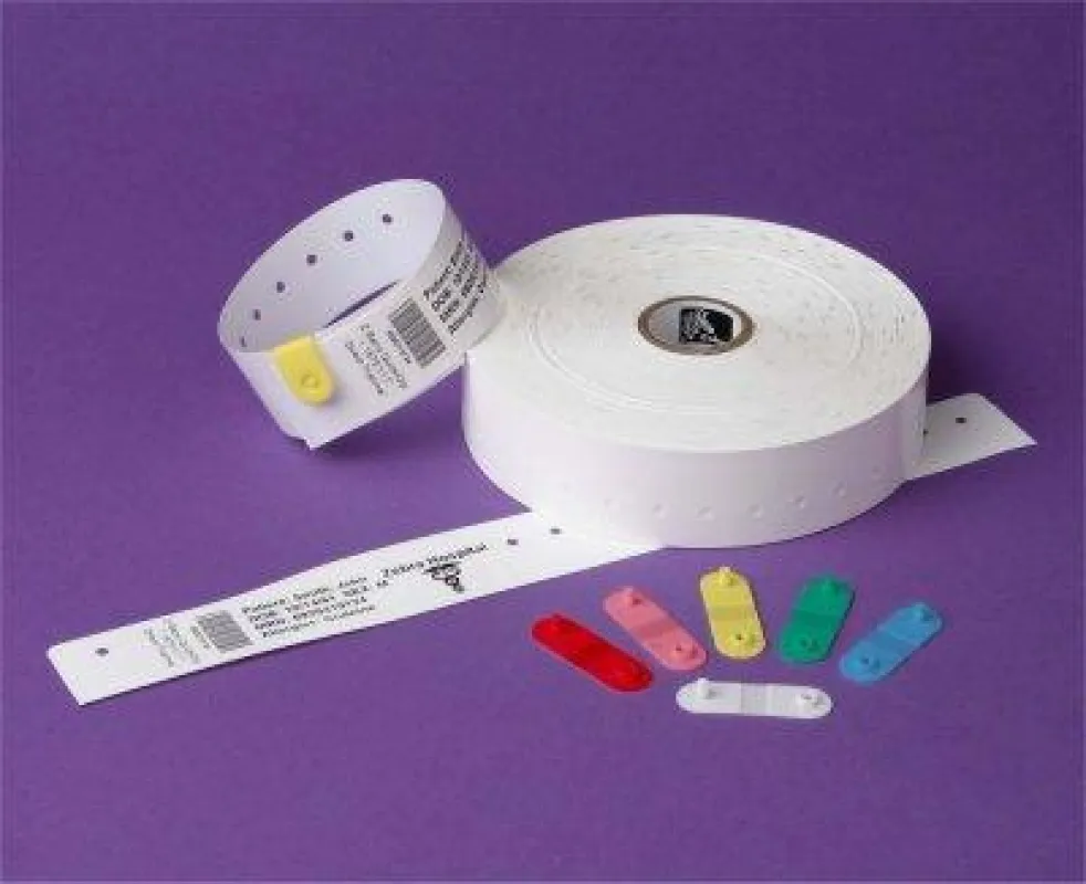 MRSA-resistente Patientenarmbänder mit Clips