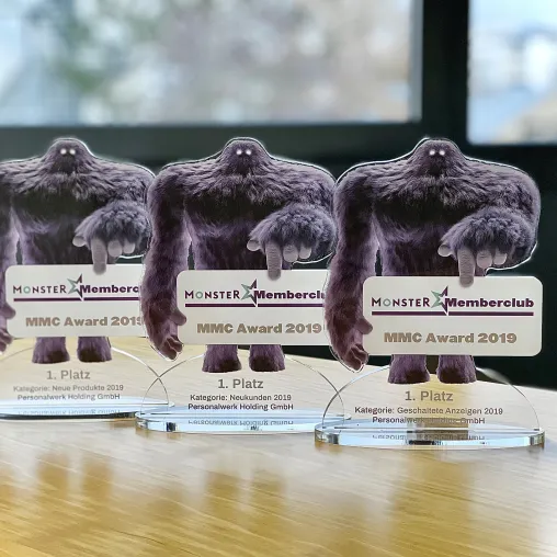 Monster Member Club Awards: Personalwerk sichert sich erneut die Spitzenposition Bild: Monster Member Club Awards: Personalwerk sichert sich erneut die Spitzenposition