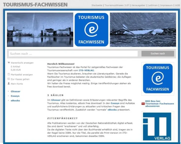 Bild: eBook-Portal für Tourismuswissenschaft ist online