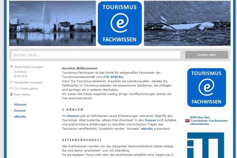 Bild: eBook-Portal für Tourismuswissenschaft ist online