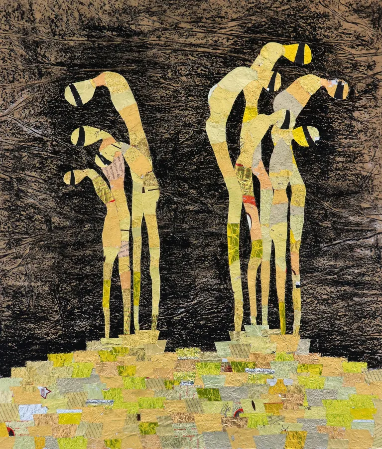 Linda Hamkens: Auf dem Goldberg (© Galerie Tobien)