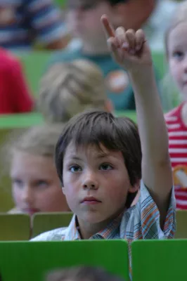 Bild: Vorlesung „Ich und mein Körper“ für Junior-Studenten auf dem Hochschulcampus - „KinderHochschule“ erfreut sich großer Nachfrage