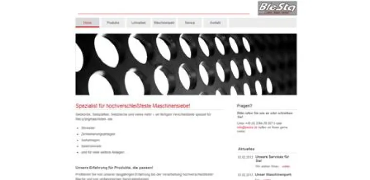 Bild: BleSta GmbH geht mit neuer Internetpräsenz online