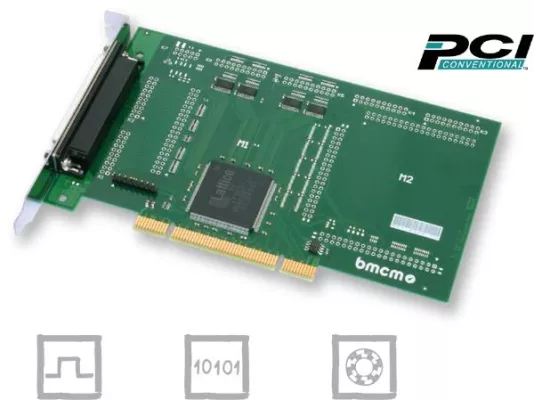 Bild: PCI-PIO: Digitale I/O-Karte von bmcm mit Quadratur Decoder