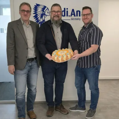 Indi.An GmbH feiert 20 Jahre Software für die Industrieautomation Bild: Indi.An GmbH feiert 20 Jahre Software für die Industrieautomation