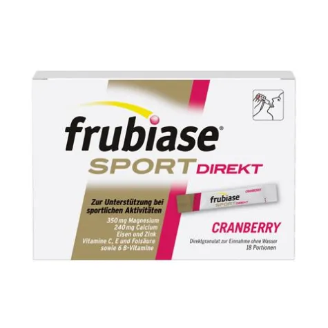 Bild: NEU: frubiase® SPORT DIREKT – Vitamine, Mineralstoffe und Spurenelemente jetzt auch als Direktgranulat