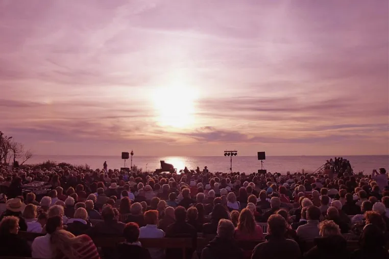 Bild: „Bach und Meer“ beim Abschlusskonzert der Naturklänge 2017