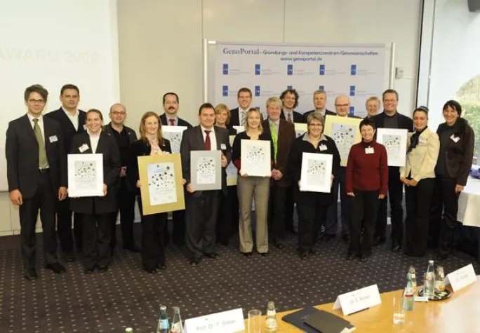 Bild: Verleihung GenoPortal-Award an Gesundheitsregionen der Zukunft