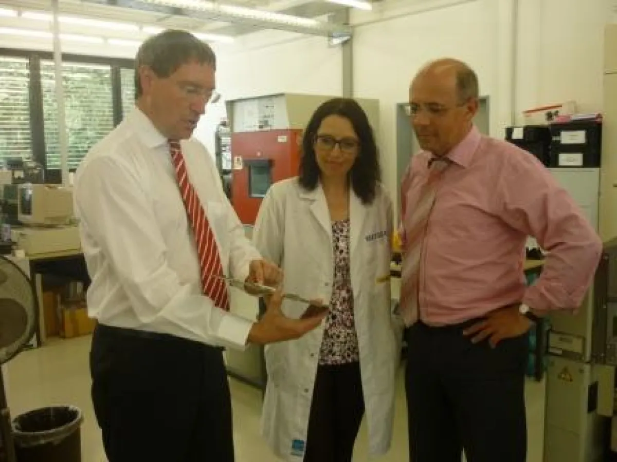 Landrat besucht Firma Messtec in Penzberg