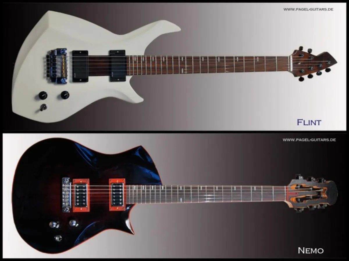 FLINT und NEMO - die neuen Modelle von PAGEL handmade guitars & basses