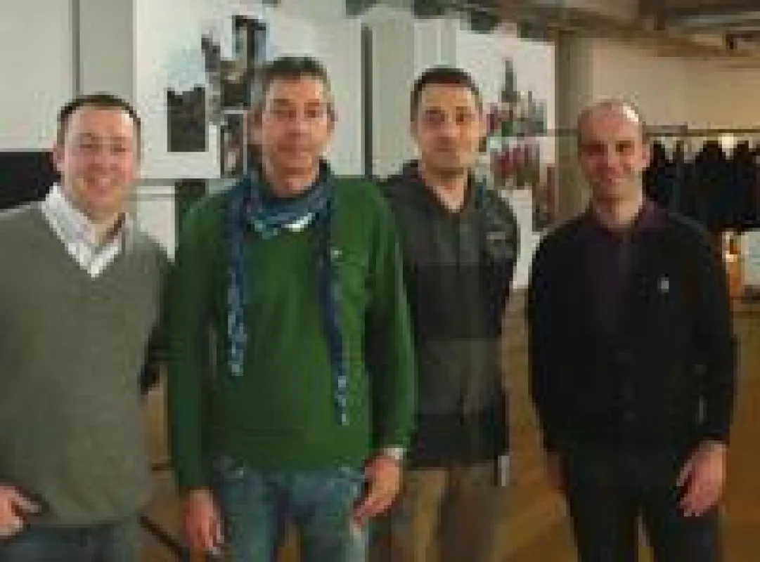 Das NetEye Team mit Claudio Vettore, IT-Leiter