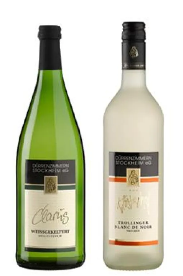 Clarus weißgekeltert trocken und Trollinger Blanc de noir – die neuen weißen Weine der Weingärtner Dürrenzimmern-Stockheim eG (Bil
