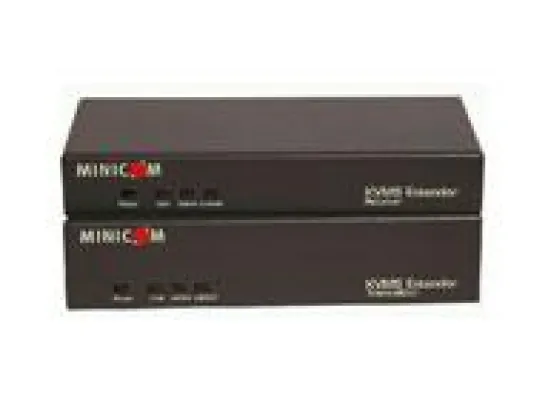 Minicom KVMS Extender ermöglicht Zugriff auf den Rechner oder KVM-Switch lokal und aus 300m Entfernung Bild: Minicom KVMS Extender ermöglicht Zugriff auf den Rechner oder KVM-Switch lokal und aus 300m Entfernung