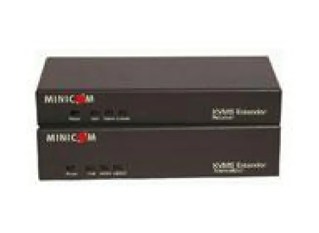 Bild: Minicom KVMS Extender ermöglicht Zugriff auf den Rechner oder KVM-Switch lokal und aus 300m Entfernung