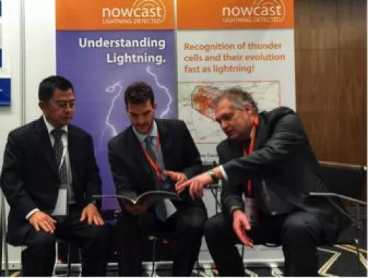 Bild: nowcast Gewitterexperten präsentieren „real-time Tracking and Nowcasting of Thunderstorms“ bei InterMET Asia