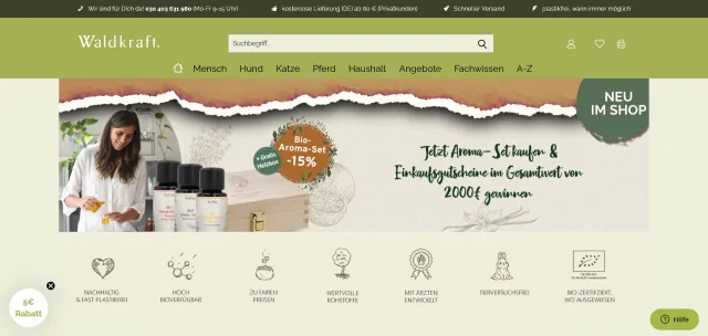 Bild: Waldkraft Bewertung: Natürliche Gesundheit für Mensch und Tier