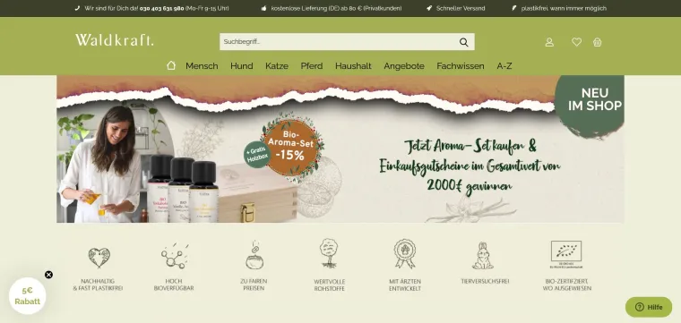 Bild: Waldkraft Bewertung: Natürliche Gesundheit für Mensch und Tier