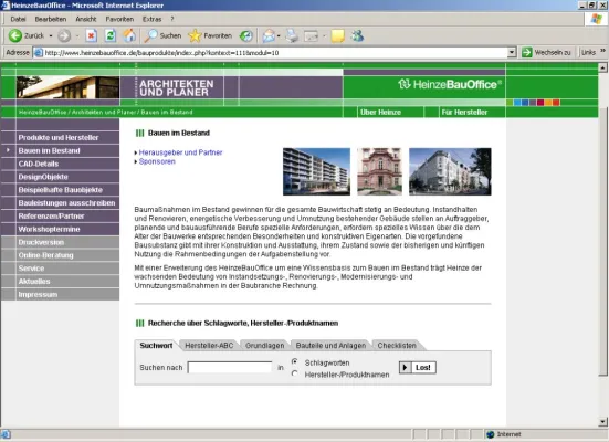 Bild: HeinzeBauOffice - Bauen im Bestand jetzt online unter heinzebauoffice.de