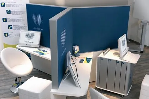 Bild: Neuheiten auf der FIBO 2012: cardioscan präsentiert sein Checksystem und das brandneue Testcenter