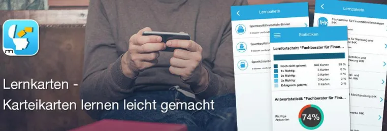 mobivention Lernkarten App für Android Bild: mobivention Lernkarten App für Android