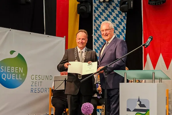 Bild: Bad Weißenstadt am See - jüngstes Heilbad Bayerns