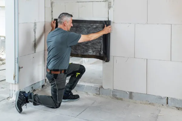 Bild: Eine saubere Sache auf Baustellen: Das neue selbstklebende JATI Vlies