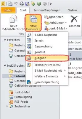 Bild: Was ist der Unterschied zwischen einer Aufgabe und einem Termin? - Der QualityHosting-Outlook-Tipp