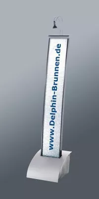 Bild: Delphin-Brunnen.de spendet Wasserwand für Benefiz-Gala
